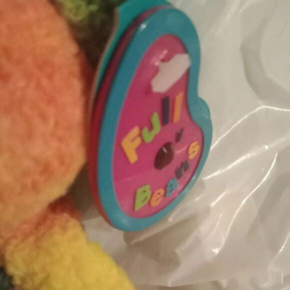 🩷Full of Beans 6.5" Rembrandt the bear  rainbow Y2K Avon  1999 - Picture 2 of 3